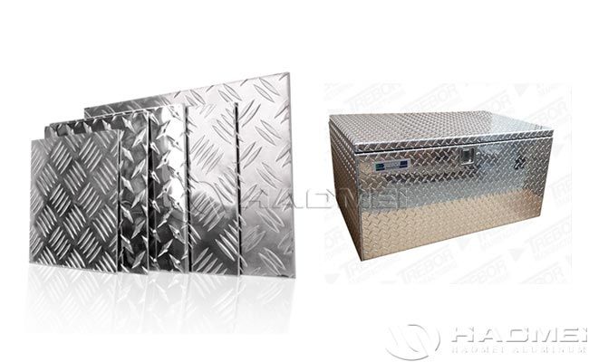 Aluminium Chequer Plate For Tool Boxes