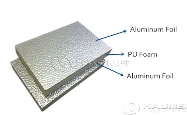 8011 H22 Epoxy Resin Coated Embossed Aluminum Foil