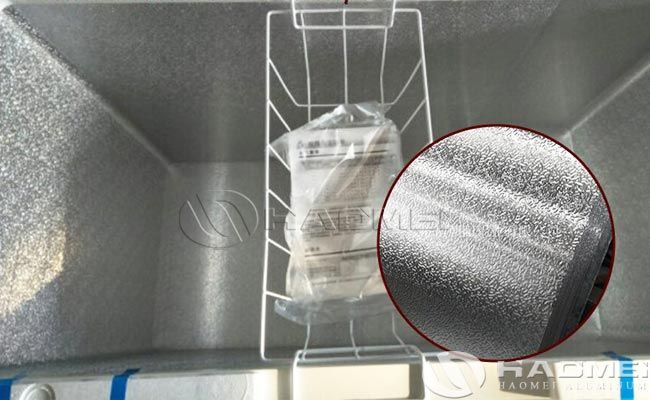 orange peel aluminum coil for refrigerator
