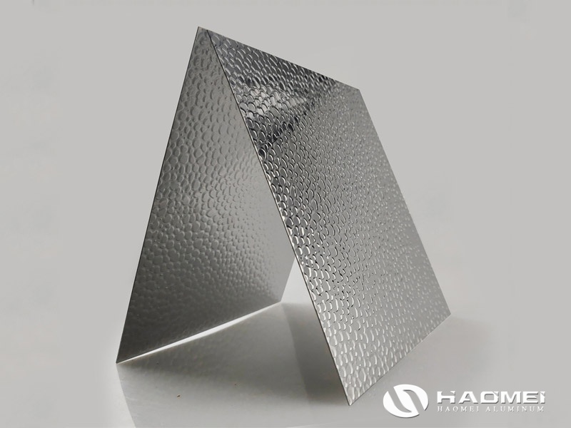 hammered aluminum sheet