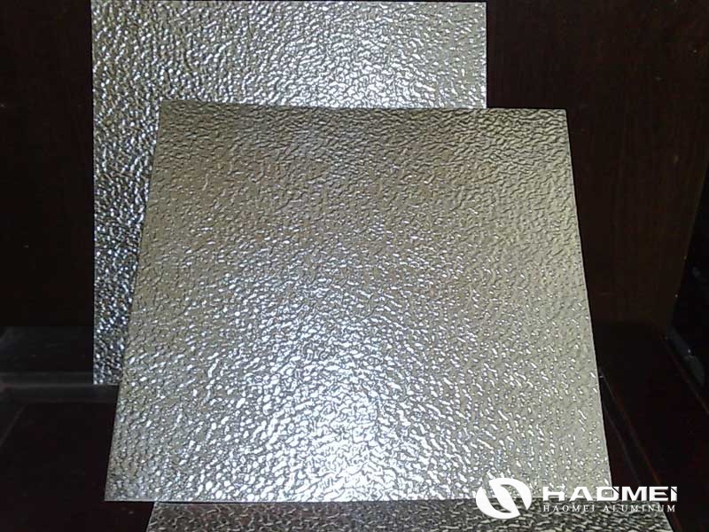 stucco embossed aluminium sheet