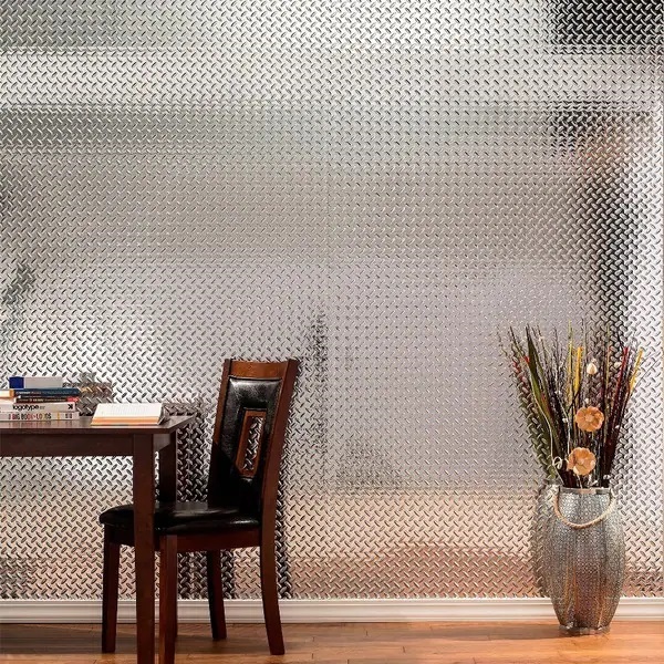 Diamond Plate Wall Covering